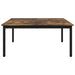 Masă de cafea Stejar fumuriu 100 x 100 x 45 cm Lemn compozit - WALTI WALTI