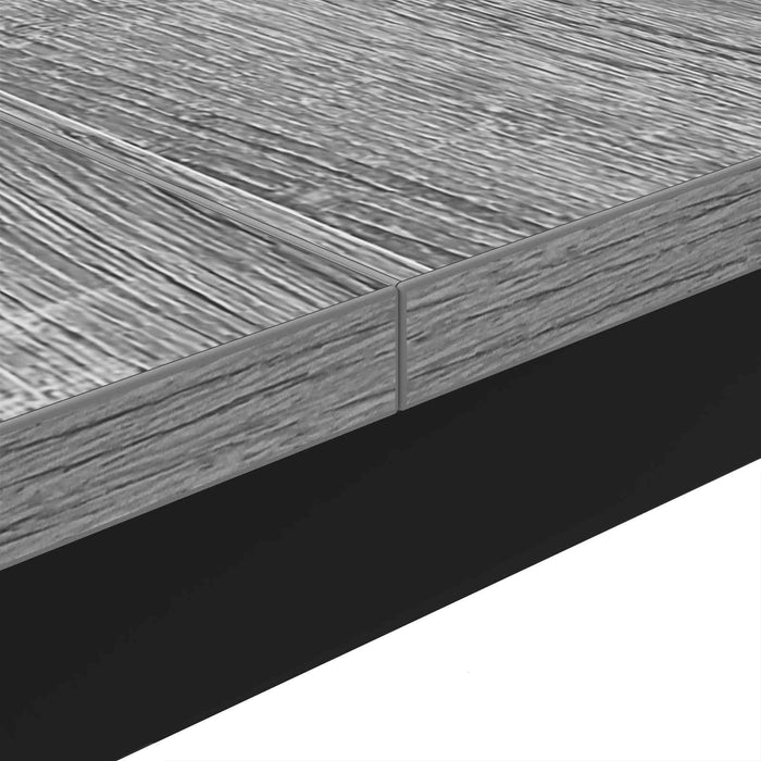 Masă de cafea Gri Sonoma 100 x 100 x 45 cm Lemn compozit - WALTI WALTI