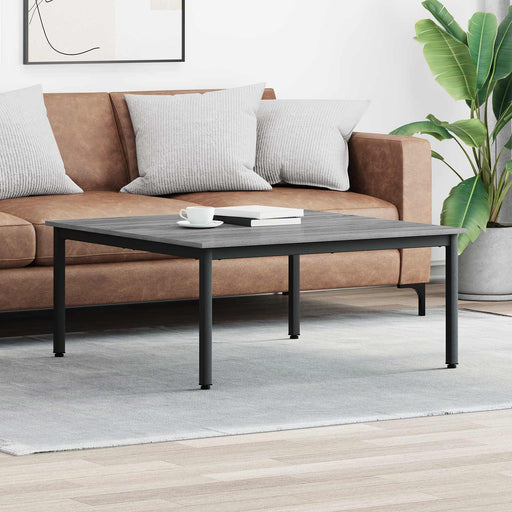 Masă de cafea Gri Sonoma 100 x 100 x 45 cm Lemn compozit - WALTI WALTI
