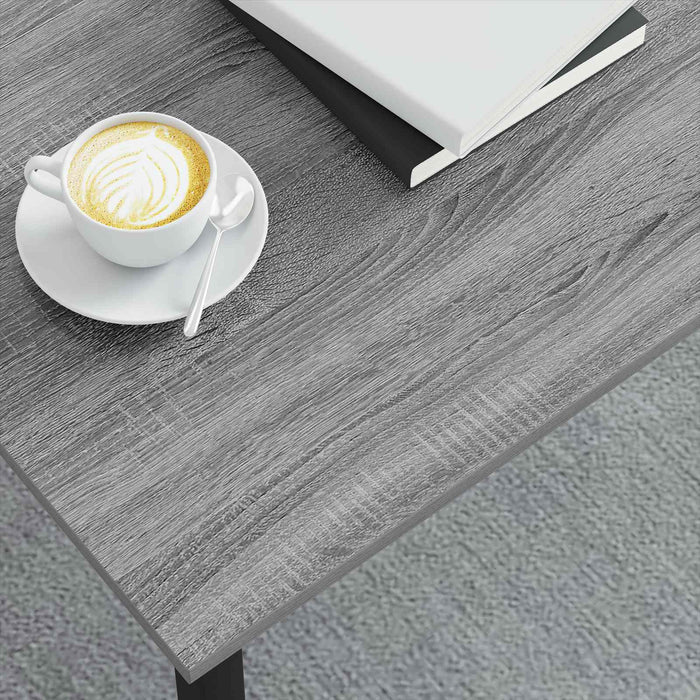 Masă de cafea Gri Sonoma 100 x 100 x 45 cm Lemn compozit - WALTI WALTI