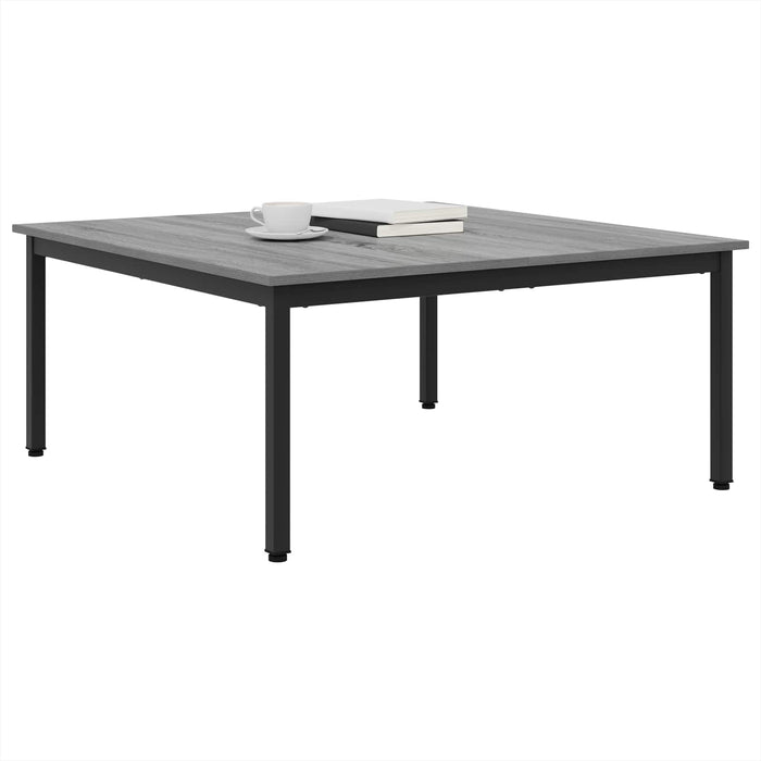 Masă de cafea Gri Sonoma 100 x 100 x 45 cm Lemn compozit - WALTI WALTI
