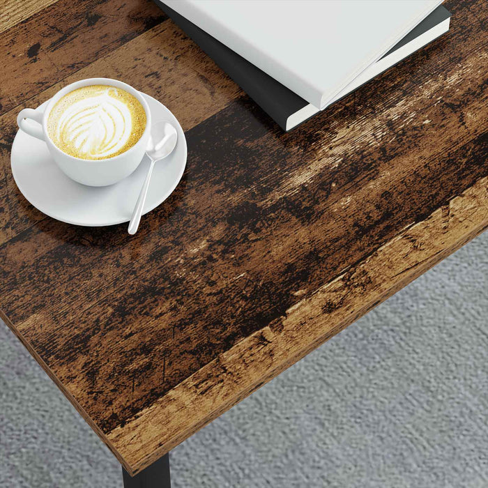 Masă de cafea Lemn vechi 100 x 100 x 45 cm Lemn compozit - WALTI WALTI