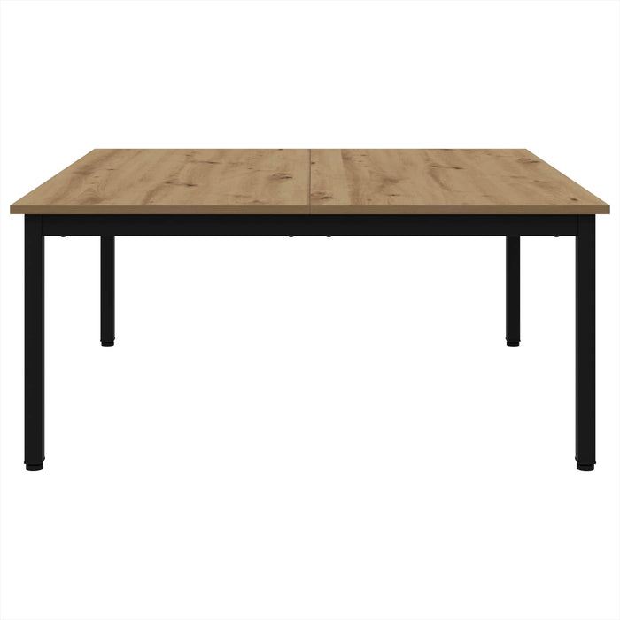 Masă de cafea Stejar artizanal 100 x 100 x 45 cm Lemn compozit - WALTI WALTI