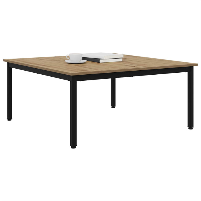 Masă de cafea Stejar artizanal 100 x 100 x 45 cm Lemn compozit - WALTI WALTI