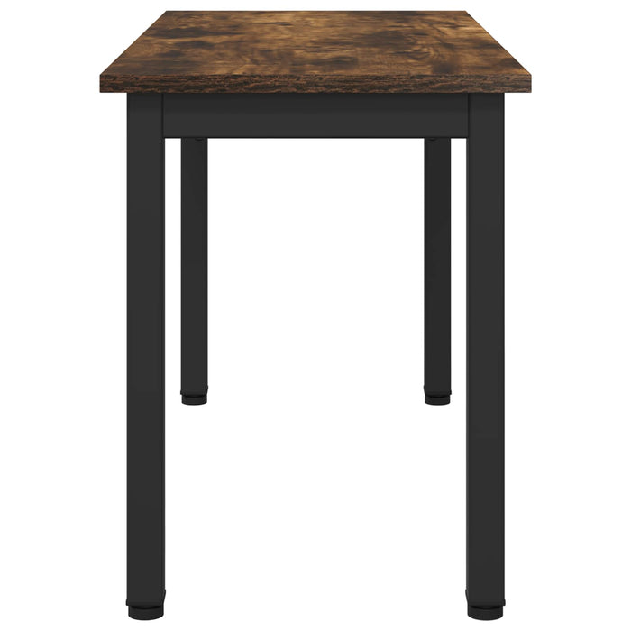 bancă Stejar fumuriu 80 x 35 x 45 cm Lemn compozit - WALTI WALTI
