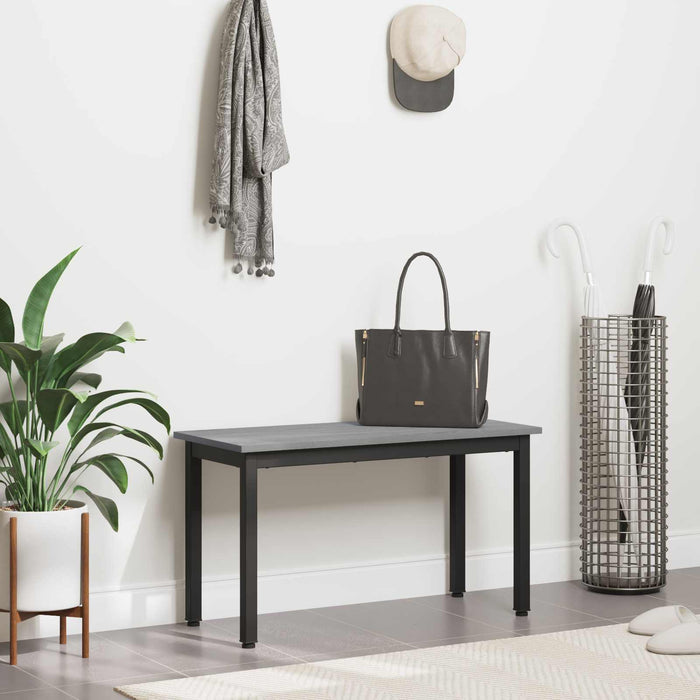 bancă Gri Sonoma 80 x 35 x 45 cm Lemn compozit - WALTI WALTI