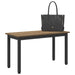 bancă Stejar artizanal 80 x 35 x 45 cm Lemn compozit - WALTI WALTI