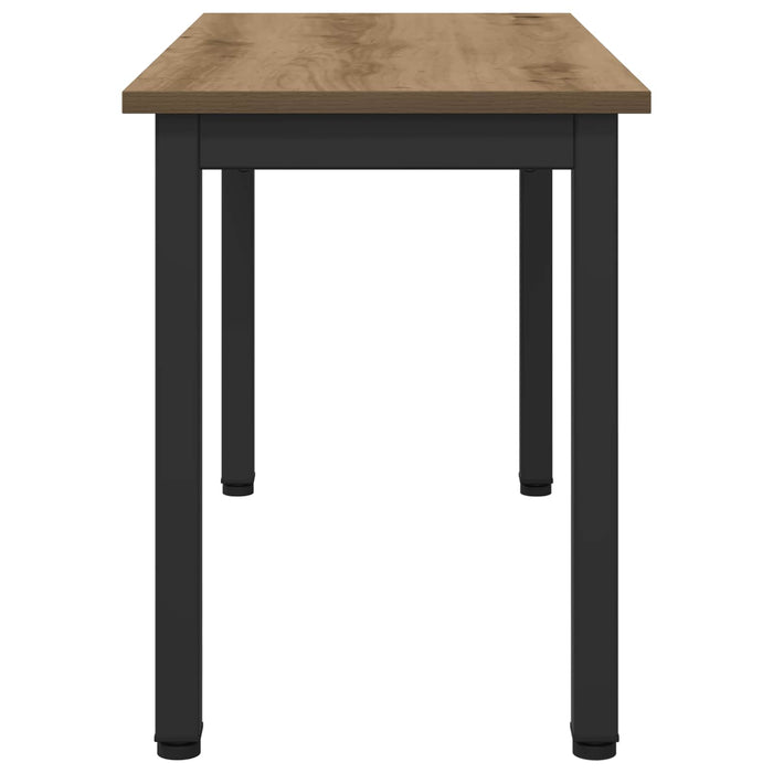 bancă Stejar artizanal 80 x 35 x 45 cm Lemn compozit - WALTI WALTI