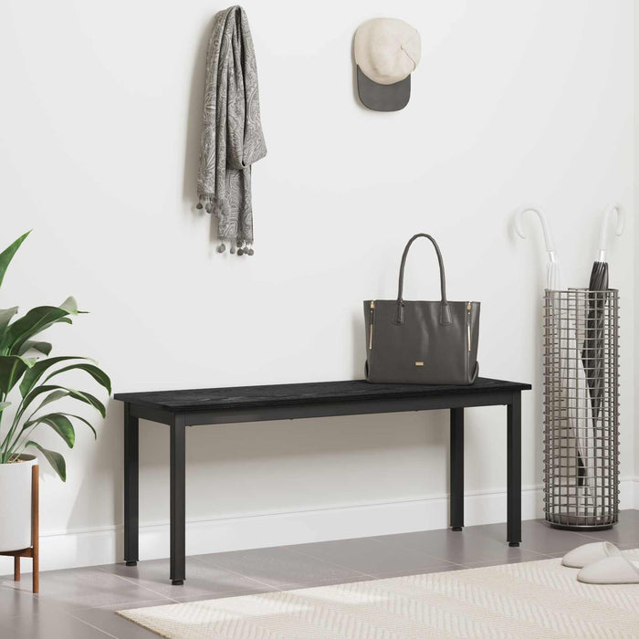 bancă Stejar Negru 110 x 35 x 45 cm Lemn compozit - WALTI WALTI