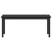 bancă Stejar Negru 110 x 35 x 45 cm Lemn compozit - WALTI WALTI