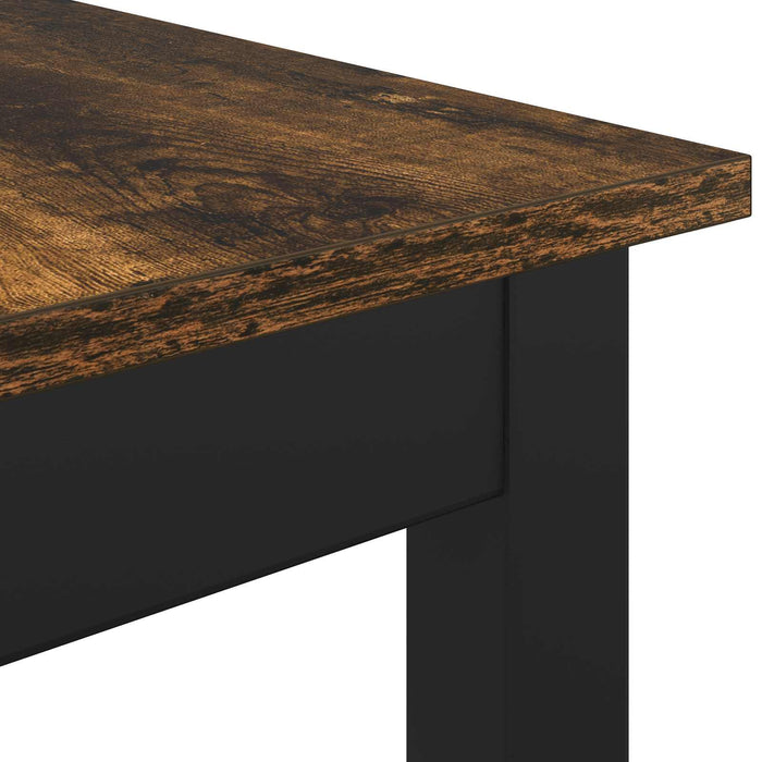 bancă Stejar fumuriu 110 x 35 x 45 cm Lemn compozit - WALTI WALTI