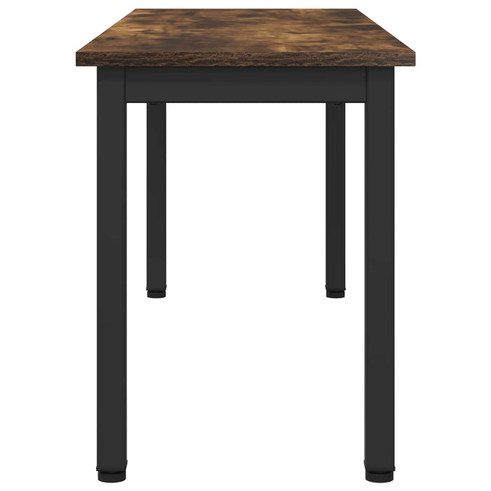 bancă Stejar fumuriu 110 x 35 x 45 cm Lemn compozit - WALTI WALTI