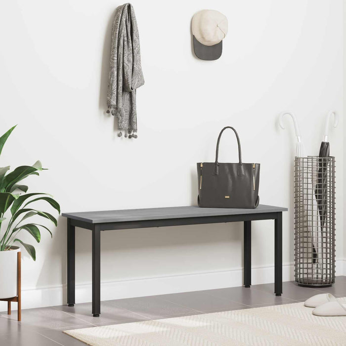 bancă Gri Sonoma 110 x 35 x 45 cm Lemn compozit - WALTI WALTI