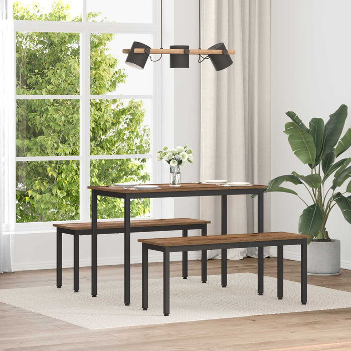 bancă Lemn vechi 110 x 35 x 45 cm Lemn compozit - WALTI WALTI