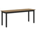 bancă Stejar artizanal 110 x 35 x 45 cm Lemn compozit - WALTI WALTI