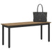 bancă Stejar artizanal 110 x 35 x 45 cm Lemn compozit - WALTI WALTI