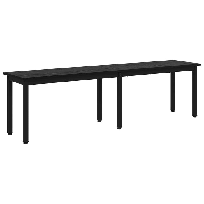 bancă Stejar Negru 160 x 35 x 45 cm Lemn compozit - WALTI WALTI