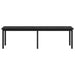 bancă Stejar Negru 160 x 35 x 45 cm Lemn compozit - WALTI WALTI
