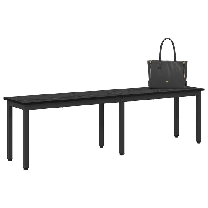bancă Stejar Negru 160 x 35 x 45 cm Lemn compozit - WALTI WALTI