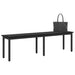 bancă Stejar Negru 160 x 35 x 45 cm Lemn compozit - WALTI WALTI