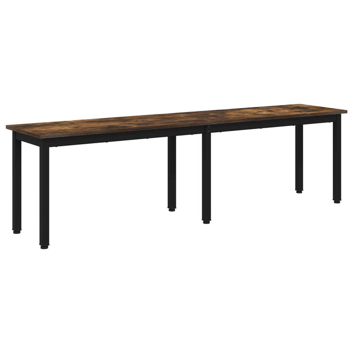 bancă Stejar fumuriu 160 x 35 x 45 cm Lemn compozit - WALTI WALTI