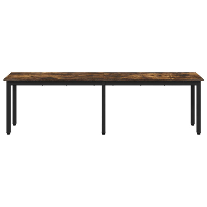 bancă Stejar fumuriu 160 x 35 x 45 cm Lemn compozit - WALTI WALTI