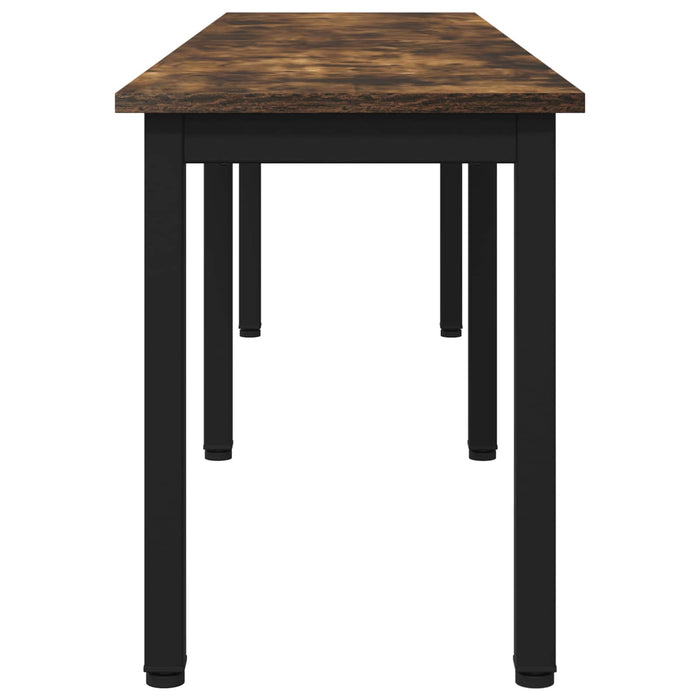 bancă Stejar fumuriu 160 x 35 x 45 cm Lemn compozit - WALTI WALTI