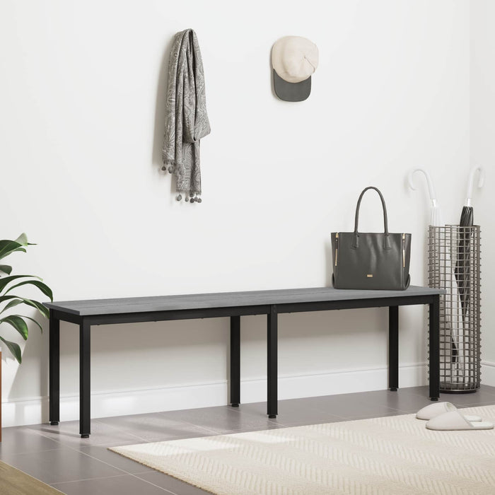 bancă Gri Sonoma 160 x 35 x 45 cm Lemn prelucrat - WALTI WALTI