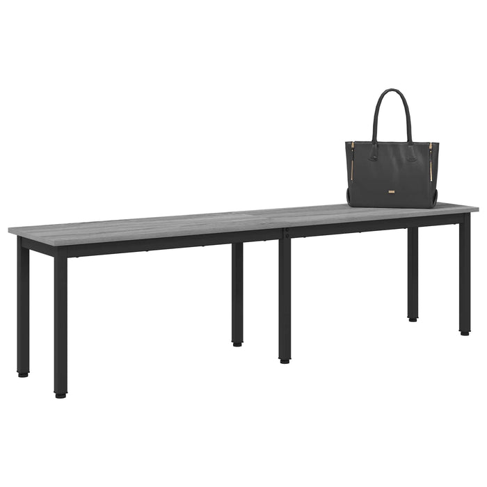 bancă Gri Sonoma 160 x 35 x 45 cm Lemn prelucrat - WALTI WALTI