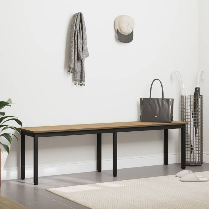 bancă Stejar artizanal 160 x 35 x 45 cm Lemn compozit - WALTI WALTI