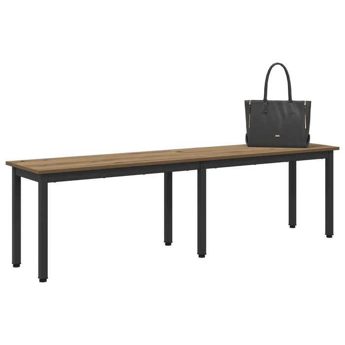 bancă Stejar artizanal 160 x 35 x 45 cm Lemn compozit - WALTI WALTI