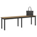 bancă Stejar artizanal 160 x 35 x 45 cm Lemn compozit - WALTI WALTI