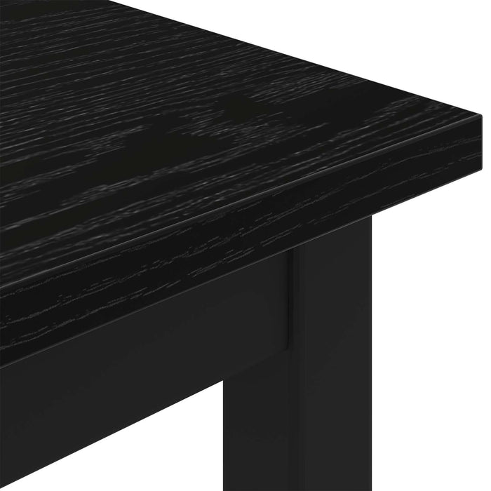 bancă Stejar Negru 200 x 35 x 45 cm Lemn prelucrat - WALTI WALTI