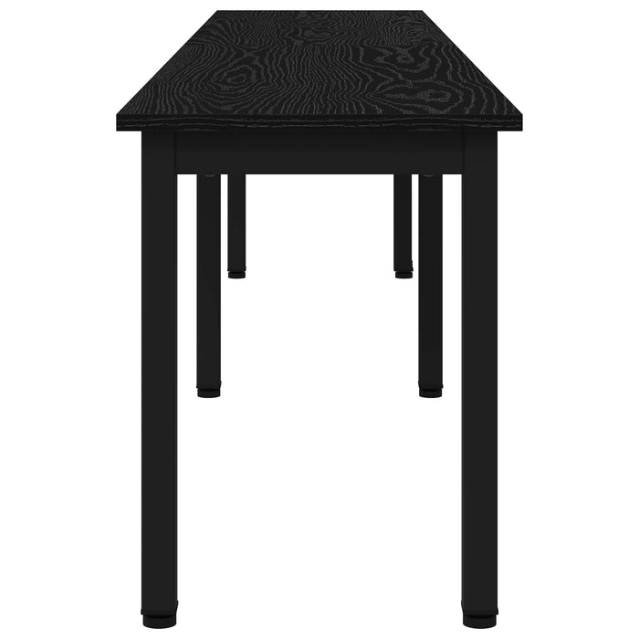 bancă Stejar Negru 200 x 35 x 45 cm Lemn prelucrat - WALTI WALTI