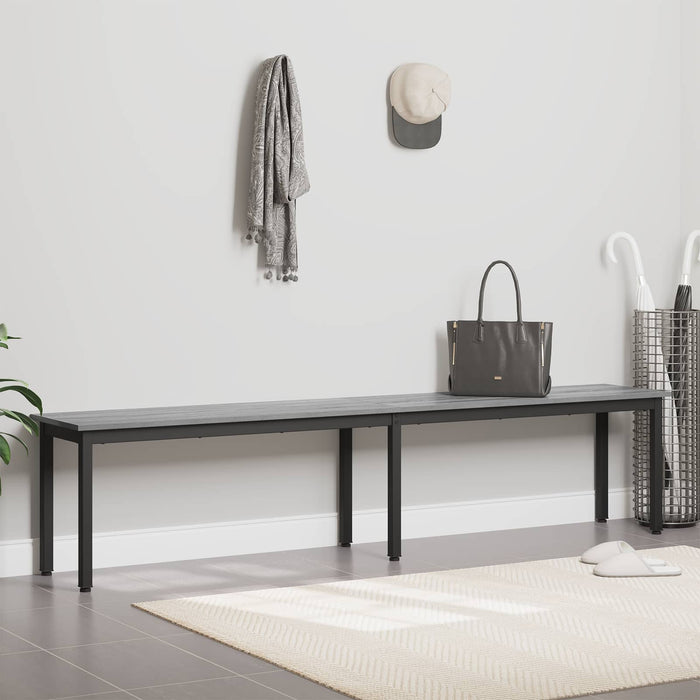 bancă Gri Sonoma 200 x 35 x 45 cm Lemn compozit WALTI