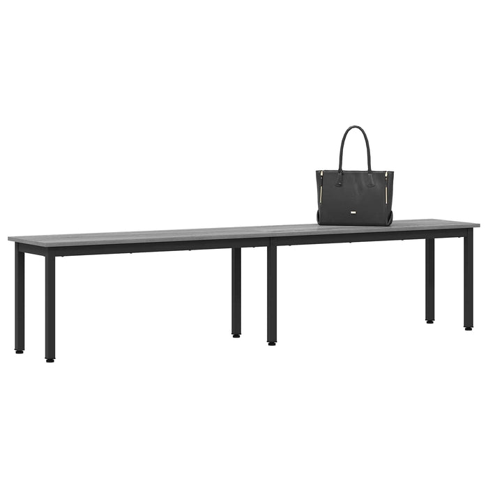 bancă Gri Sonoma 200 x 35 x 45 cm Lemn compozit WALTI