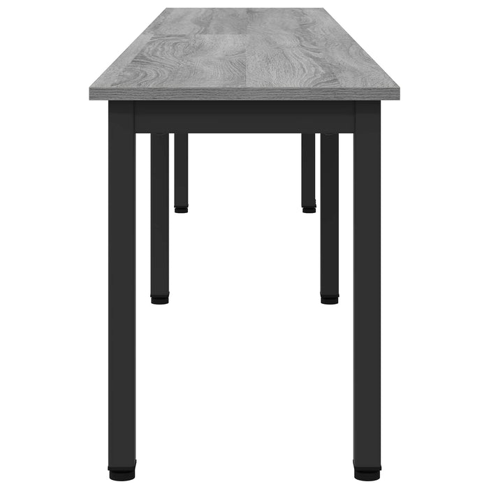 bancă Gri Sonoma 200 x 35 x 45 cm Lemn compozit WALTI