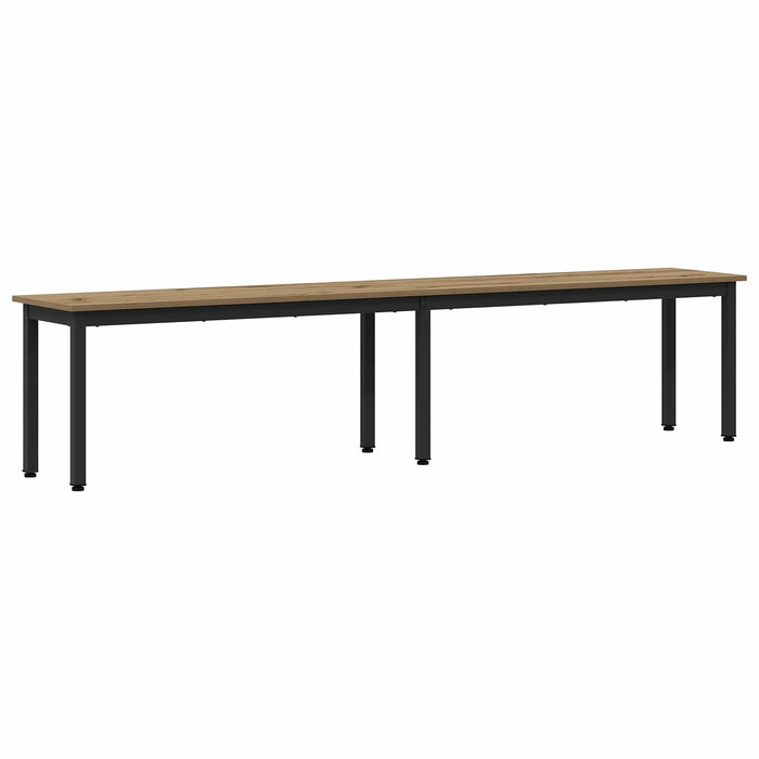 bancă Stejar artizanal 200 x 35 x 45 cm Lemn prelucrat WALTI