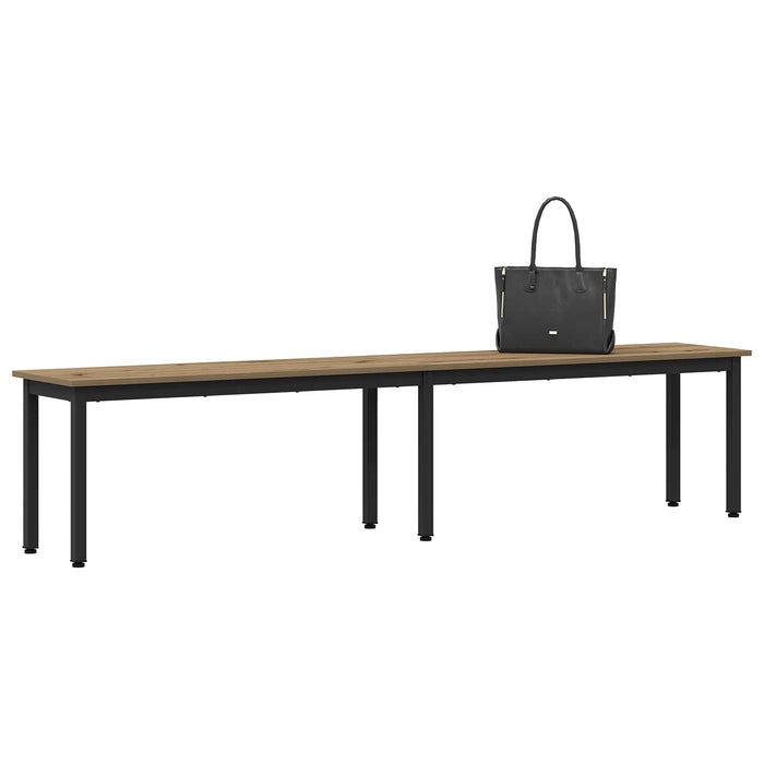 bancă Stejar artizanal 200 x 35 x 45 cm Lemn prelucrat WALTI