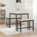 Mese de sufragerie 70 x 70 x 75 cm METAL - WALTI WALTI