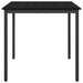 Mese de sufragerie 80 x 80 x 75 cm METAL - WALTI WALTI