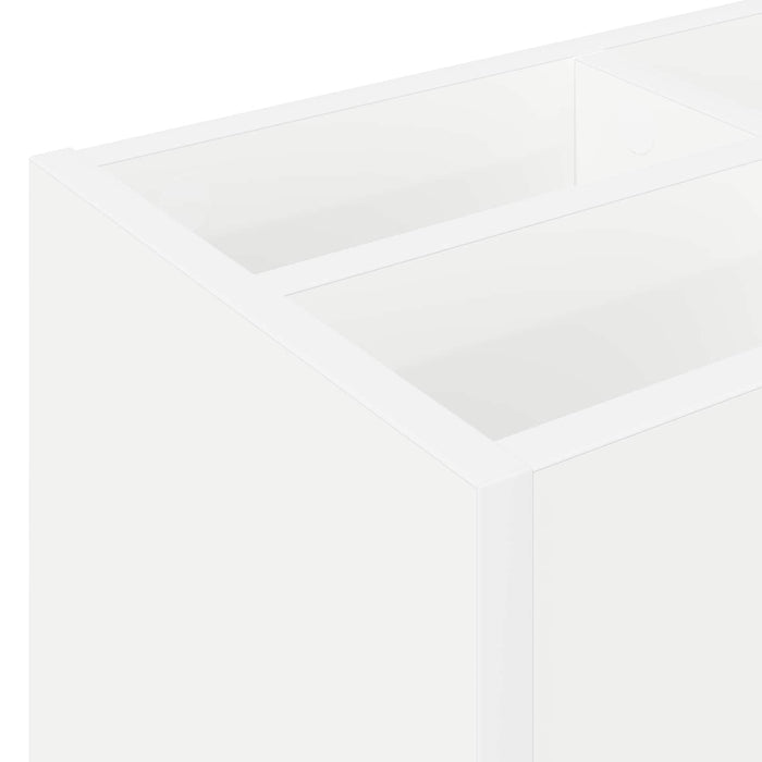 Suport pentru umbrele Alb 65 x 24 x 50 cm Lemn compozit - WALTI WALTI