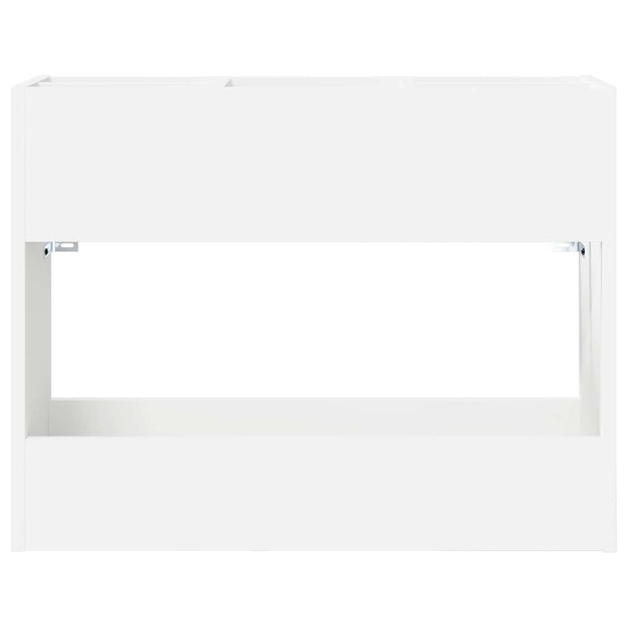 Suport pentru umbrele Alb 65 x 24 x 50 cm Lemn compozit - WALTI WALTI