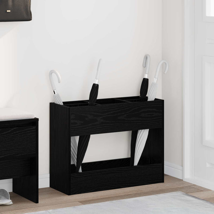 Suport pentru umbrele Stejar Negru 65 x 24 x 50 cm - WALTI WALTI