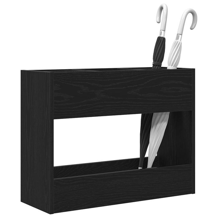 Suport pentru umbrele Stejar Negru 65 x 24 x 50 cm - WALTI WALTI