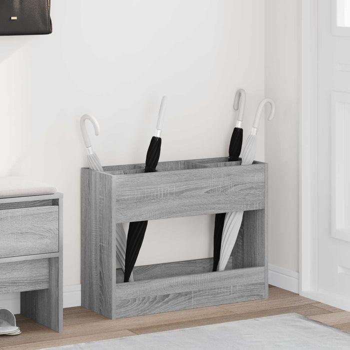 Suport pentru umbrele Gri Sonoma 65 x 24 x 50 cm Lemn compozit - WALTI WALTI