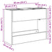 Suport pentru umbrele Gri Sonoma 65 x 24 x 50 cm Lemn compozit - WALTI WALTI