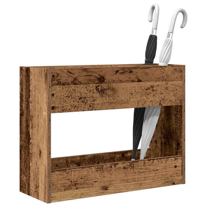 Suport pentru umbrele Lemn vechi 65 x 24 x 50 cm Lemn compozit - WALTI WALTI