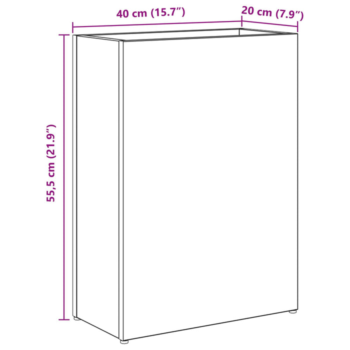 Suport pentru umbrele Stejar Artizanal 40 x 20 x 55,5 cm - WALTI WALTI