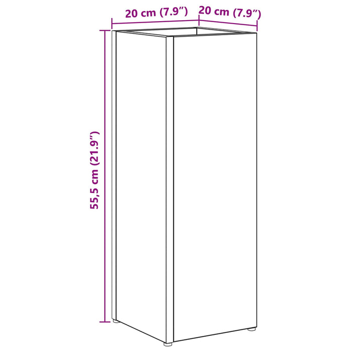 Suport pentru umbrele Stejar Artizanal 20 x 20 x 55,5 cm - WALTI WALTI